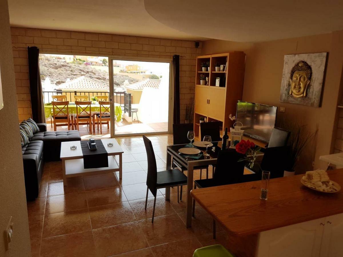 Villa Roque Del Conde With Fantastic Sea View, Terrace, Pool, Wifi, Sat-Tv, Garage Costa Adeje  Zewnętrze zdjęcie